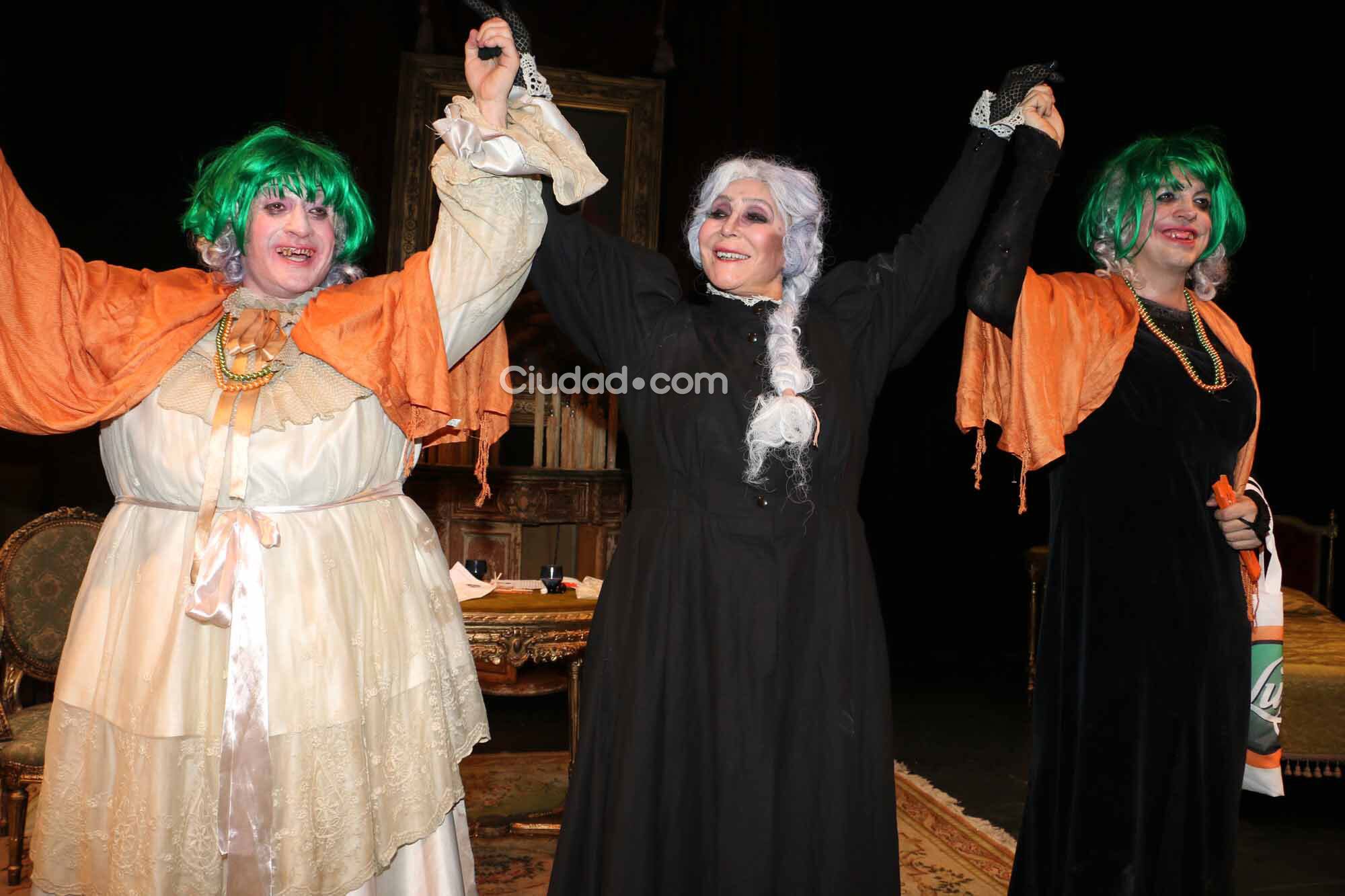 Moria Casán en Las tres viejas. (Foto: Movilpress)