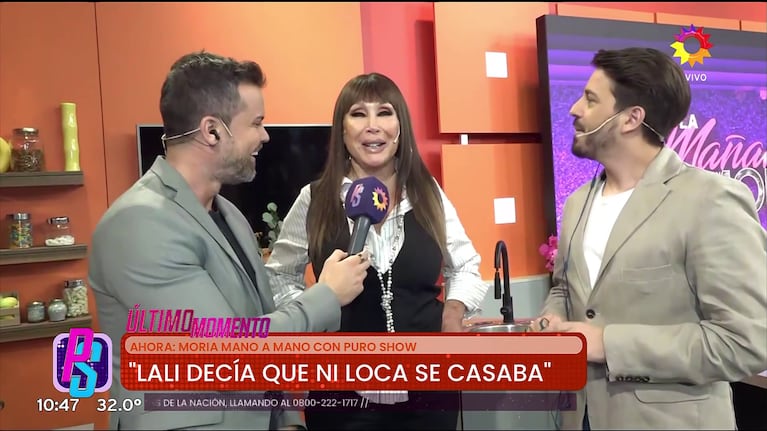 Moria Casán explicó por qué no quiere que Lali Espósito se case con Pedro Rosemblat.
