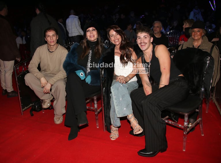 Moria Casán, Florencia Peña y Juan Otero en el estreno del Circo Rodas (Fotos: Movilpress).