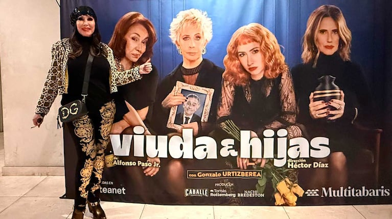 Moria Casán fue a ver a Sofá Gala al teatro (Foto: gentileza @multiteatro)