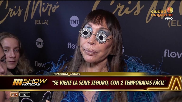 Moria Casán habló con Mshow.