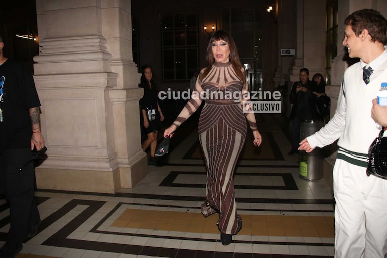 Moria Casán, homenajeada en el Palacio Libertad (Foto: Movilpress)