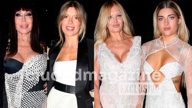 Moria Casán, Laurita Fernández, Yuyito González y Martita Fort brillaron con sus looks en la gala de una revista (Fotos: Movilpress).