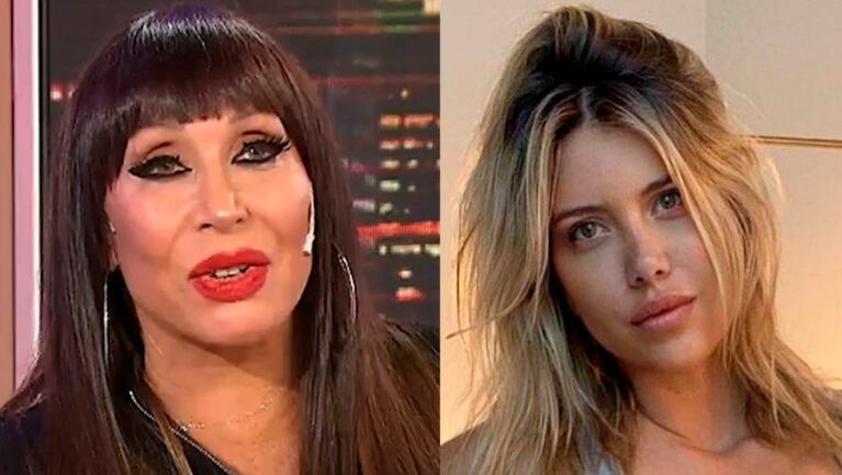 Moria Casán opinó sin filtro de las fotos de Wanda Nara sin retoques.
