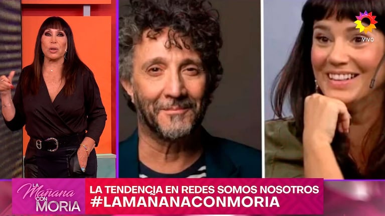 Moria Casán opinó sobre la versión de que Fito Páez fue amante de Griselda Siciliani (captura de eltrece, La Mañana con Moria)
