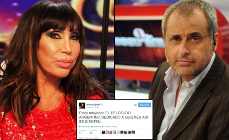 Moria Casán, picante contra ¿Jorge Rial? (Foto: Web)