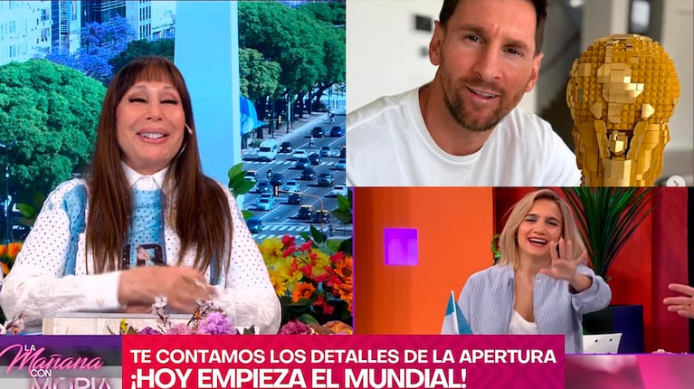 Moria Casán preguntó si Messi está muy dotado y Nazarena Di Serio la descolocó con su respuesta (eltrece)