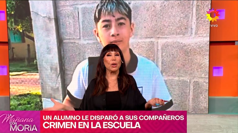 Moria Casán reveló qué hizo tras la tragedia en una escuela de Santa Fe (eltrece)