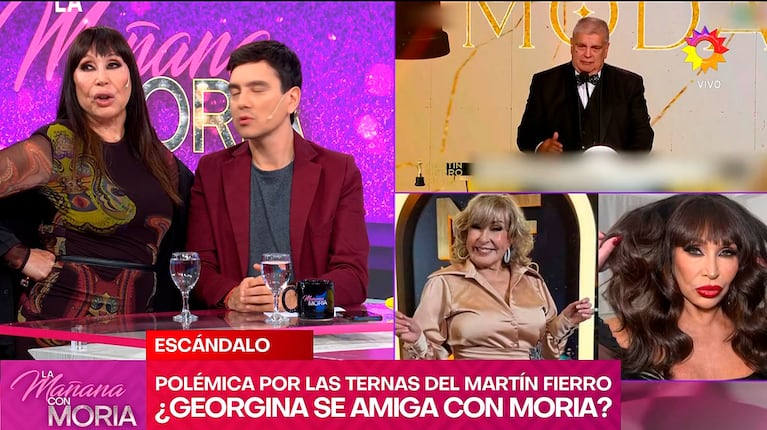 Moria Casán sorprendió con el pedido que le hará a Luis Ventura por los Martín Fierro (Captura de eltrece)