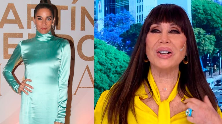 Moria Casán ventiló un picante chisme de Juana Viale en vivo (Foto de Movilpress y eltrece)