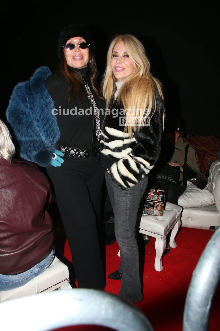 Moria Casán y Graciela Alfano en el estreno del Circo Rodas (Fotos: Movilpress).