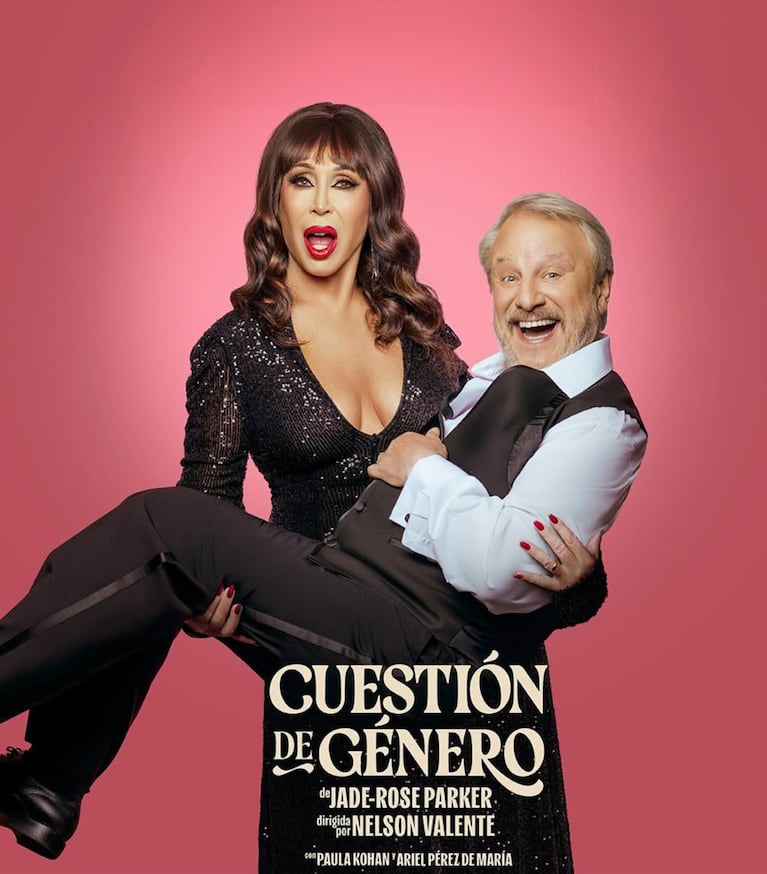 Moria Casán y Jorge Marrale en "Cuestión de género" (Foto: IG @moria_laone)