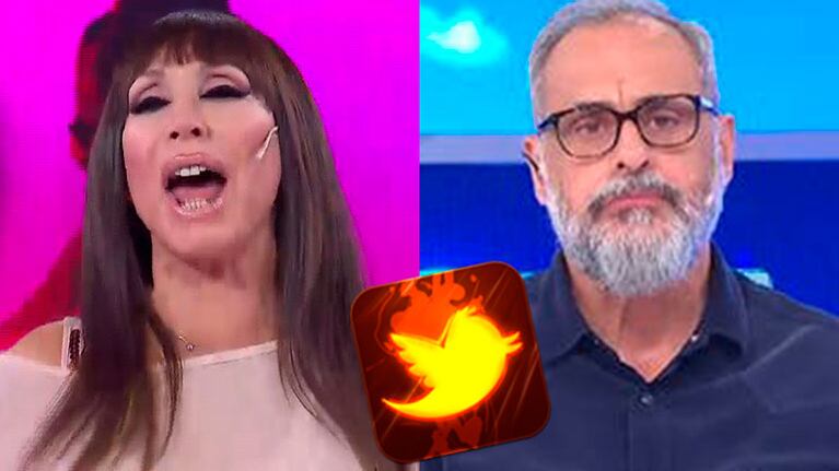 Moria Casán y Jorge Rial