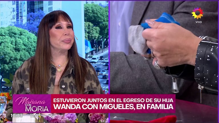 Moria Casán y la duendóloga te muestran el ritual con medias para que la Selección brille en el MUNDIAL™ (Foto: captura de eltrece9.