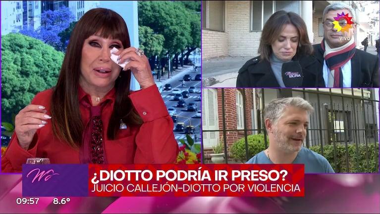 Moria Casán y María Fernanda Callejón