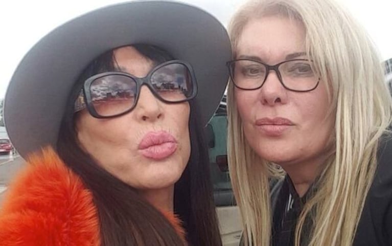 Moria Casán y Miriam Areco Amaral (Foto: La Nación Paraguay)