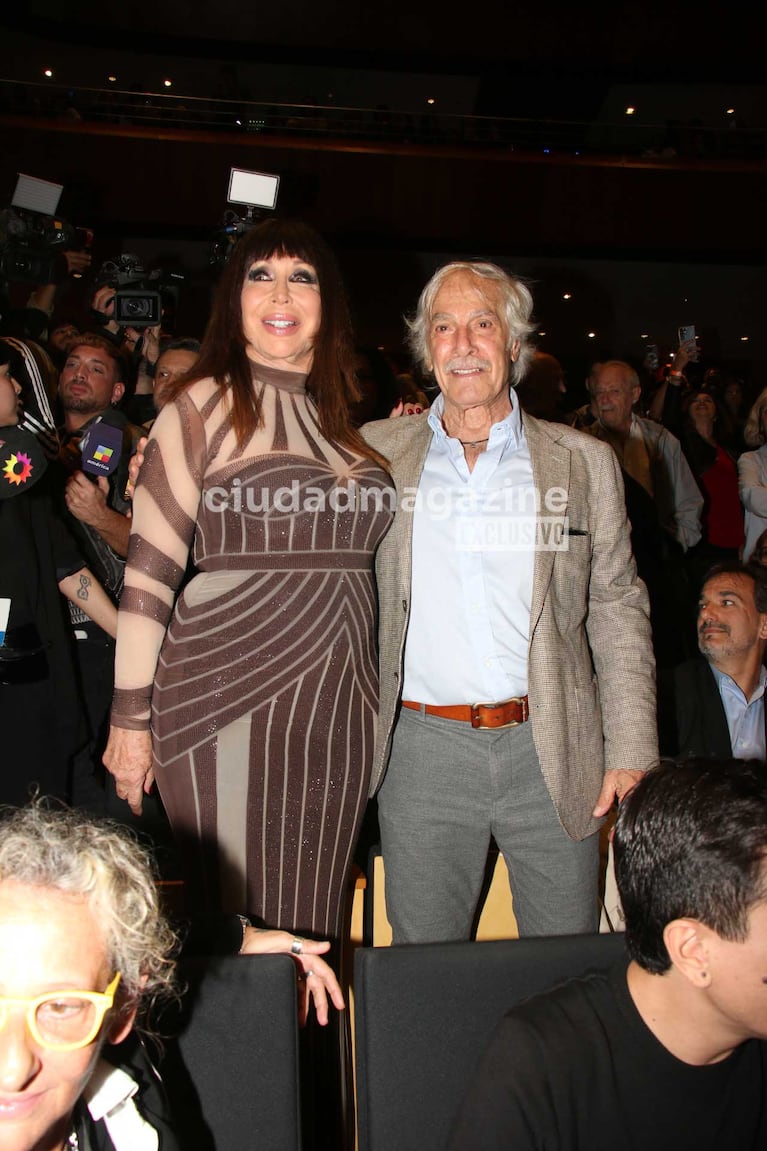Moria Casán y Pato Galmarini (Foto: Movilpress)