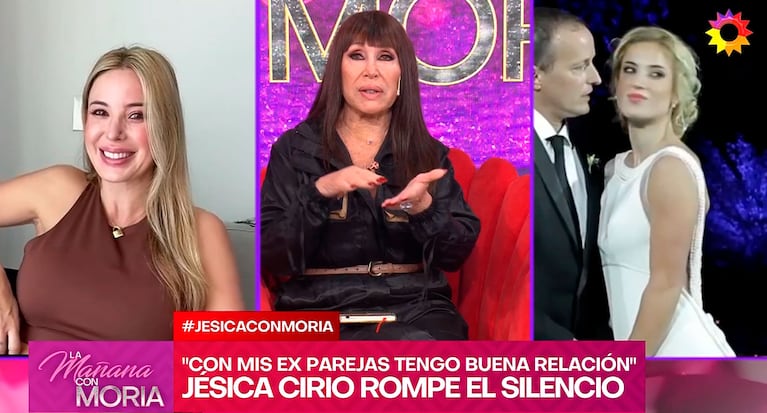 Moria fue al hueso con Jésica Cirio y le preguntó si Insaurralde será papá (captura de eltrece)