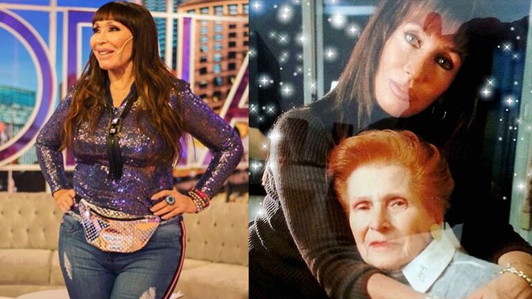 Moria recordó a su adorada mamá, Rosa.