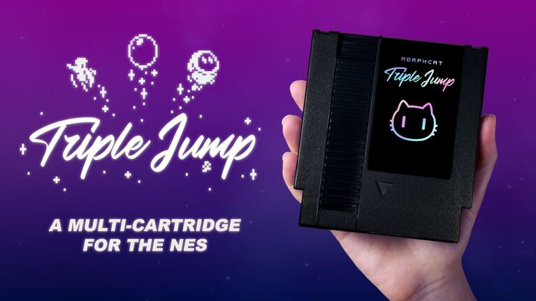 Morphcat Games lanza un cartucho con tres nuevos videojuegos para la consola NES