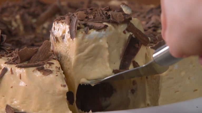 Mousse de dulce de leche