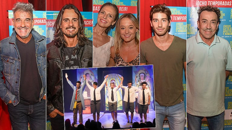 ¡Mucha merde! Famosos en el estreno de Chicos católicos en la calle Corrientes