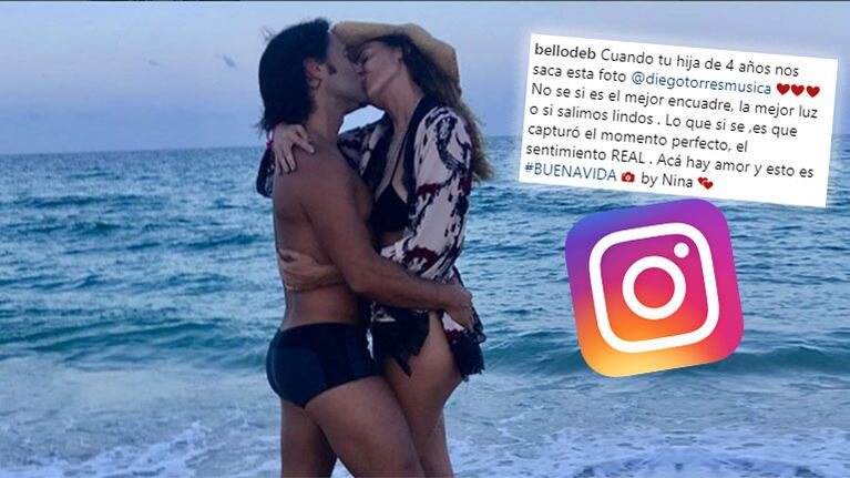¡Mucho amor! La tierna foto de Diego Torres y Débora Bello ¡sacada por su hija!