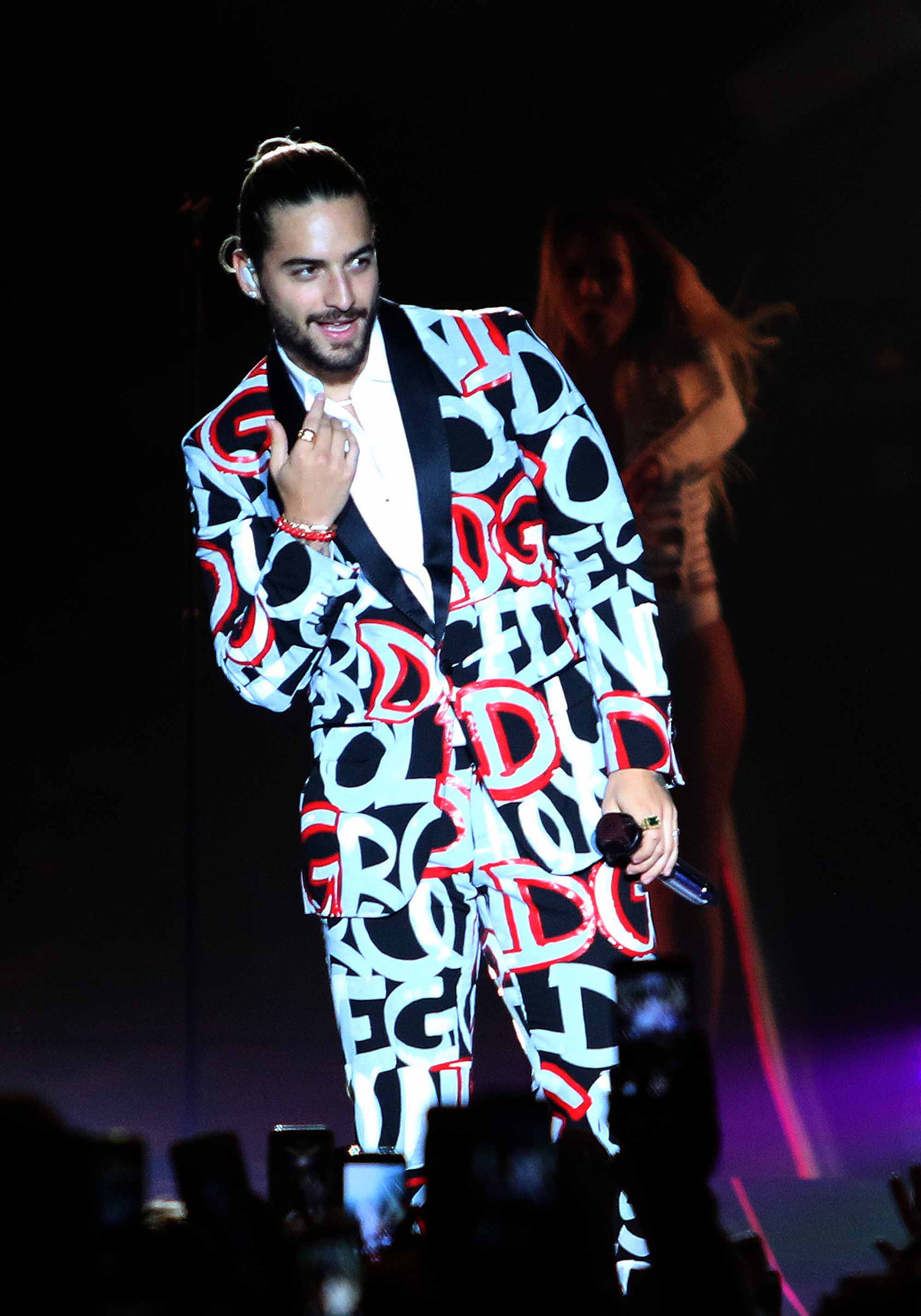 Muchos famosos en el show de Maluma en el Hipódromo de Palermo. (Foto: Movilpress)