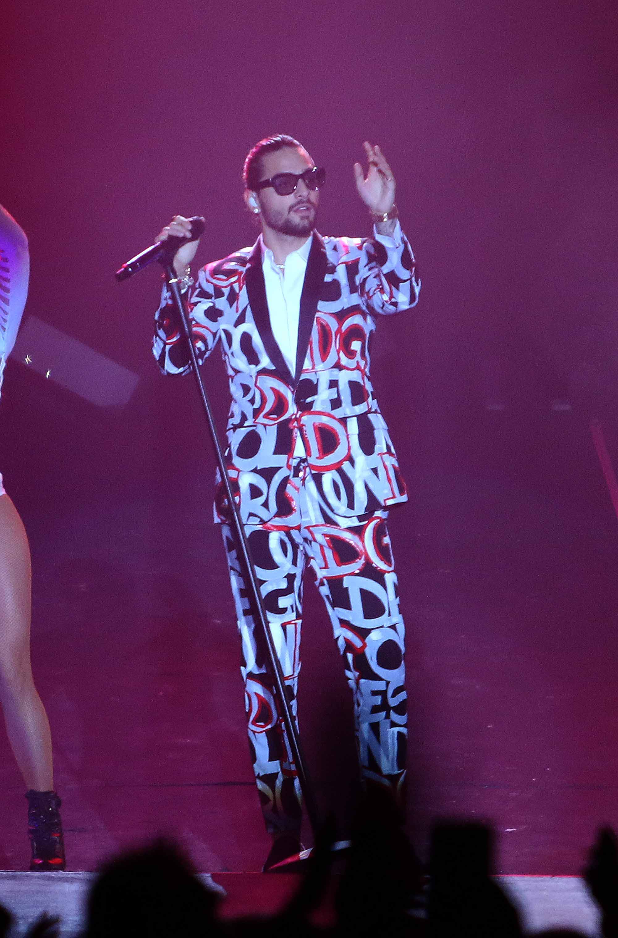 Muchos famosos en el show de Maluma en el Hipódromo de Palermo. (Foto: Movilpress)
