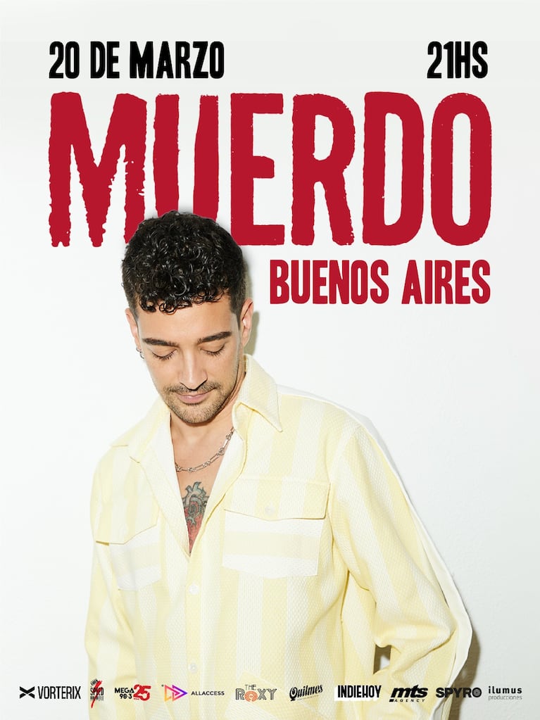 Muerdo regresa a la Argentina con “Volver a donde nacen las canciones”