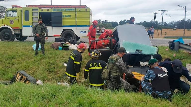 Mueren dos mujeres tras despistarse su auto en la ruta 2 a diez kilómetros de Mar del Plata
