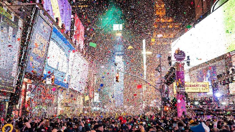 Multitudes no podrán acceder a Times Square para Año Nuevo. Foto: AP.
