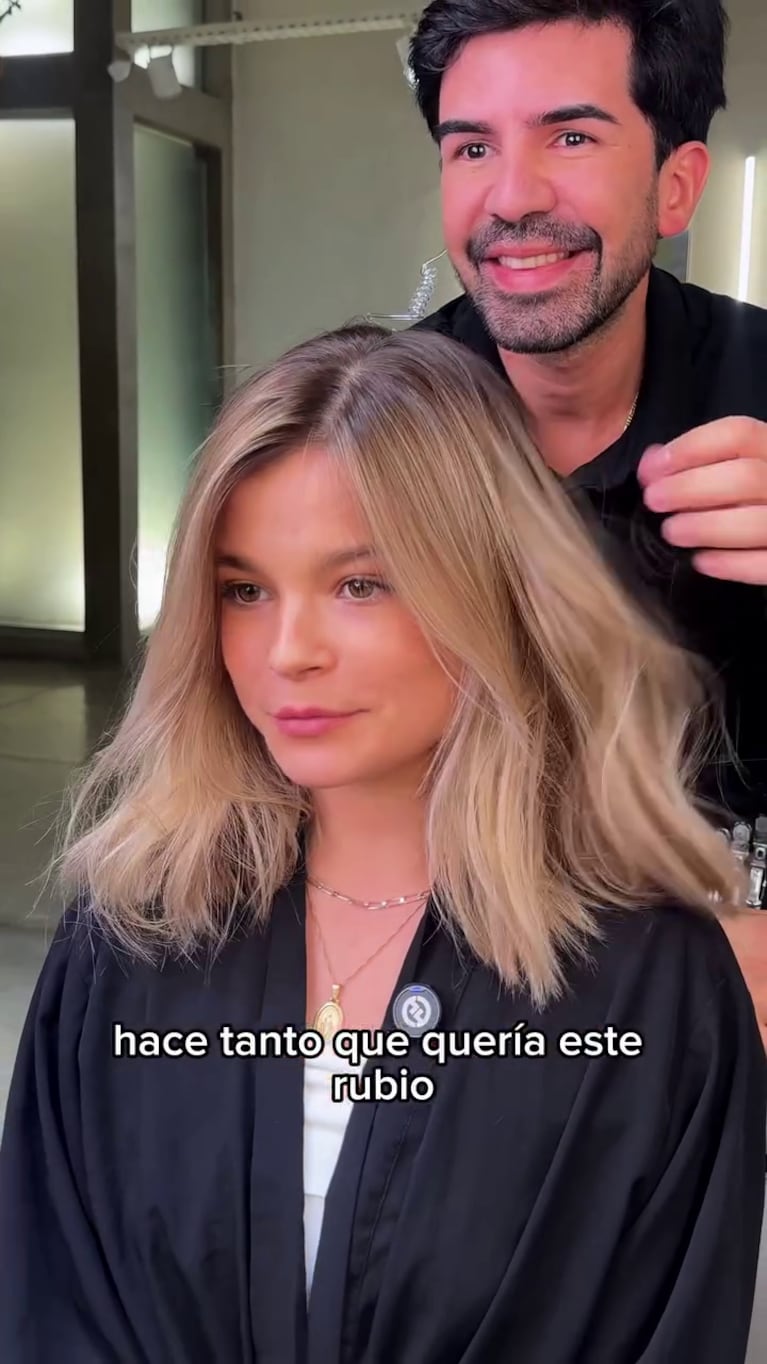 Muna Pauls Cherri después de cambiar su look (Foto: Instagram).