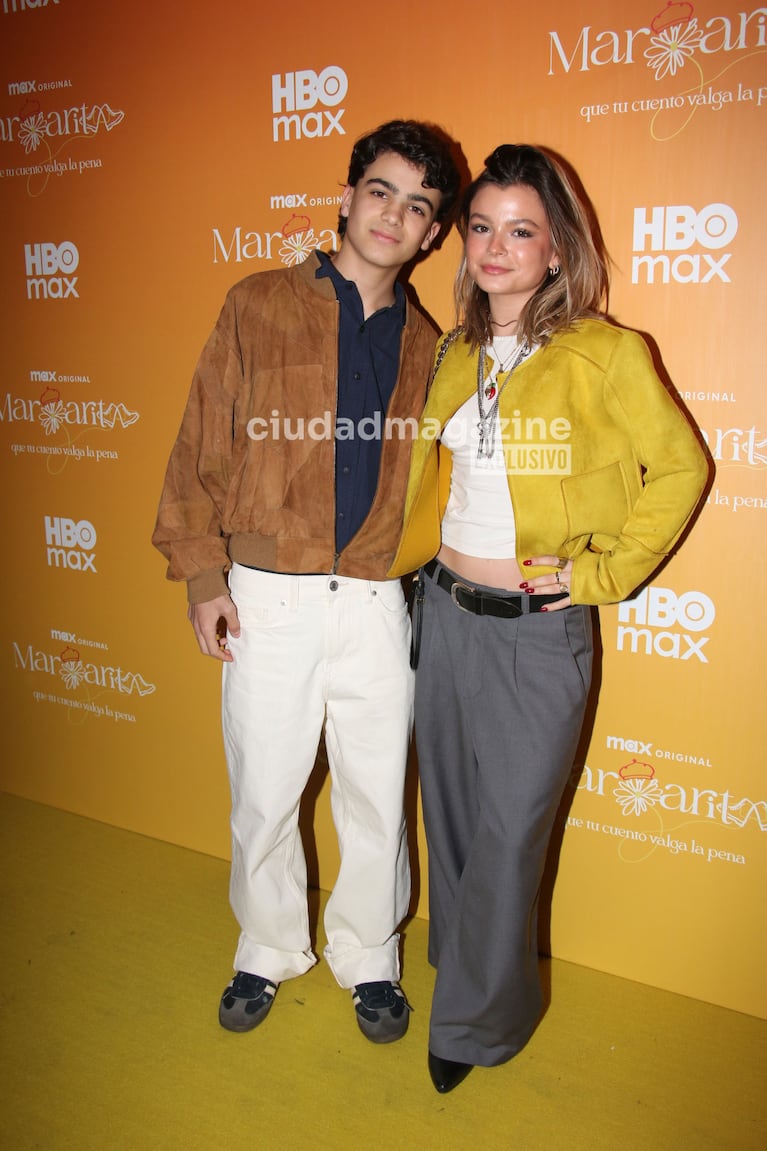 Muna y Nilo Pauls Cherri en el estreno de Margarita (Foto: Movilpress).