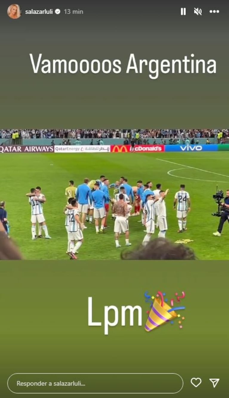 Mundial de Qatar 2022: así festejaron los famosos el triunfo de Argentina contra Países Bajos y el pase a Semifinales