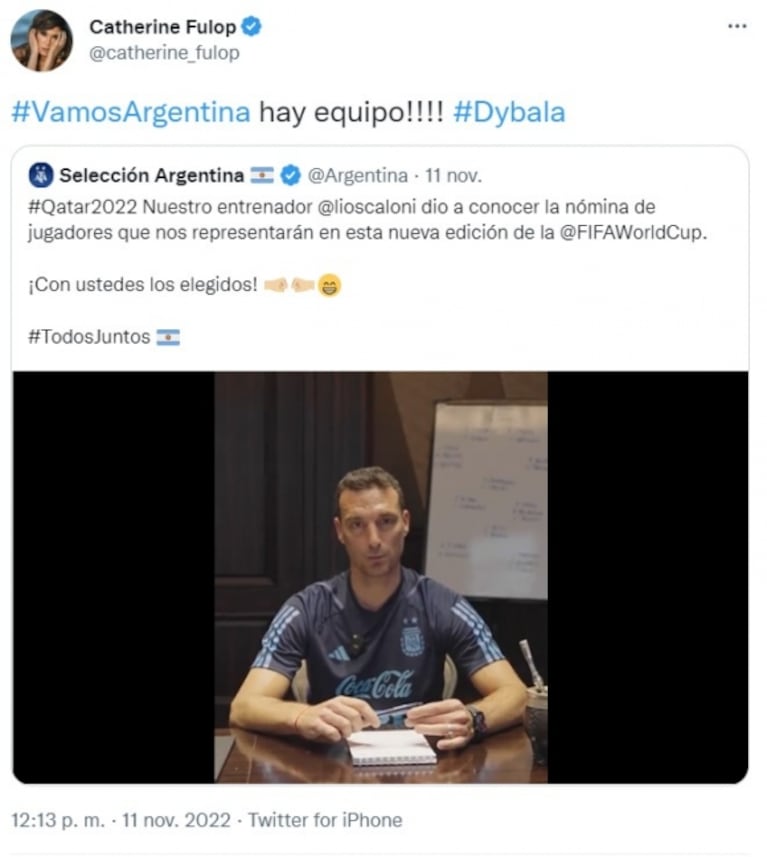 Mundial de Qatar 2022: Paulo Dybala festejó su convocatoria con un divertido TikTok