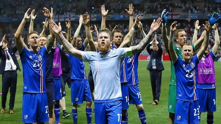 Mundial de Rusia 2018: mirá la curiosa celebración de Islandia 