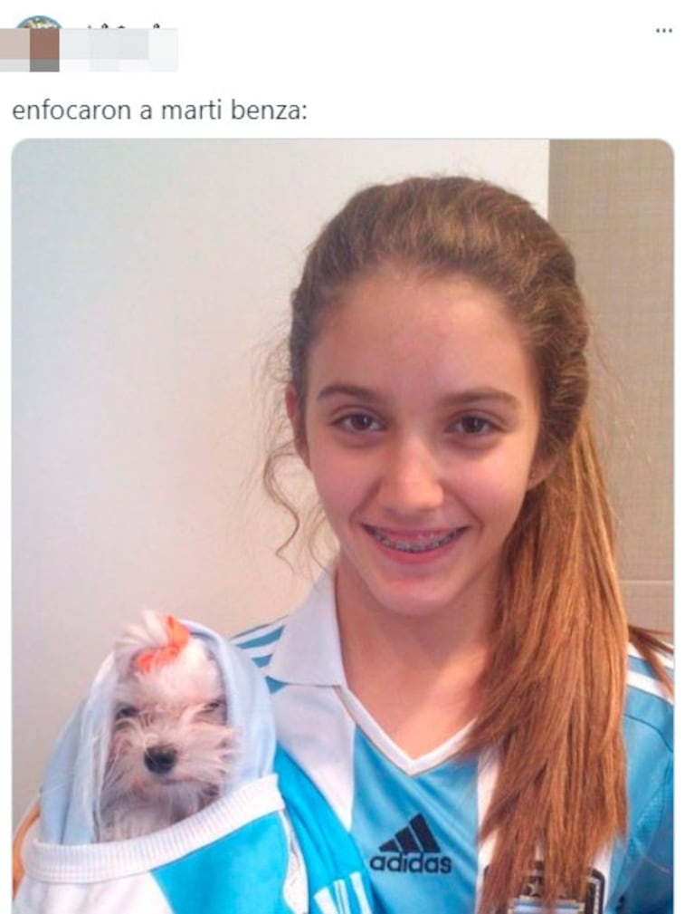 Mundial Qatar 2022: el video viral de la youtuber Marti Benza en pleno partido de Argentina y Polonia que revolucionó las redes