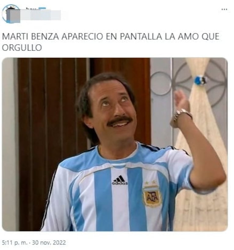 Mundial Qatar 2022: el video viral de la youtuber Marti Benza en pleno partido de Argentina y Polonia que revolucionó las redes