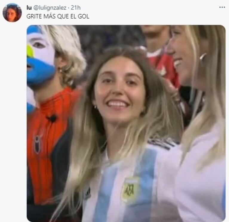 Mundial Qatar 2022: el video viral de la youtuber Marti Benza en pleno partido de Argentina y Polonia que revolucionó las redes