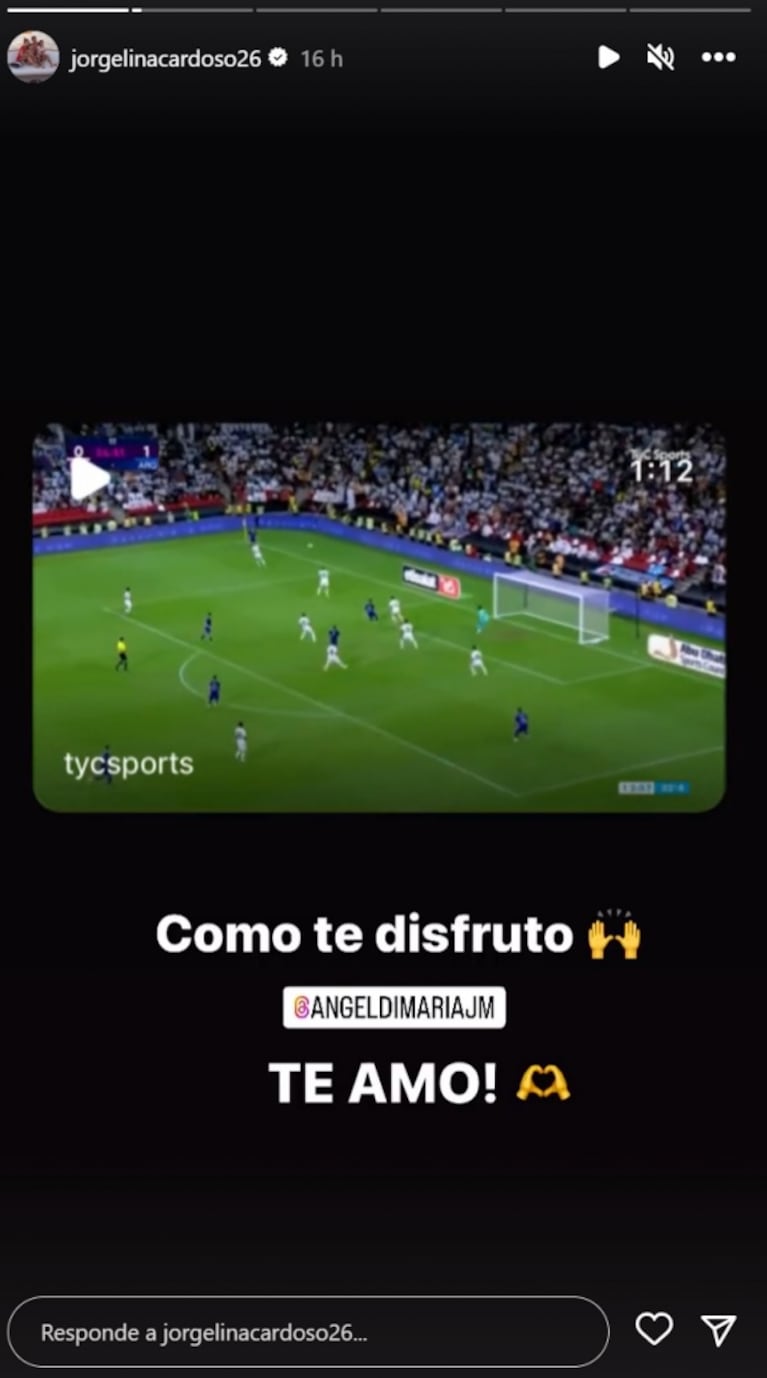 Mundial Qatar 2022: la esposa de Ángel di María le dedicó un profundo mensaje por romperla en el partido contra Emiratos Árabes