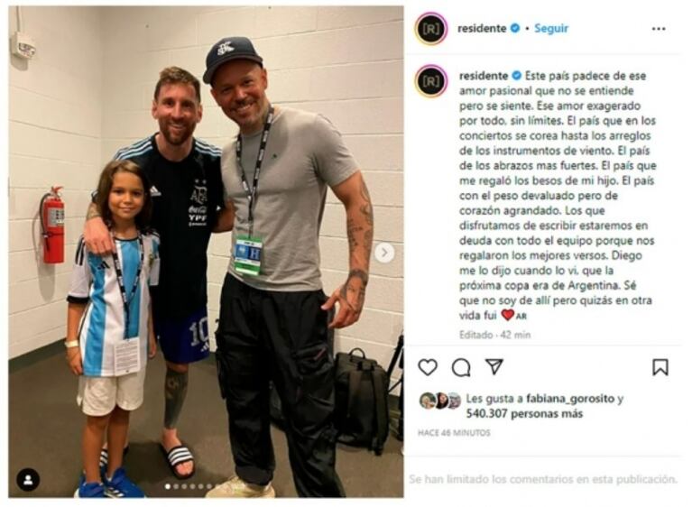 Mundial Qatar 2022: los famosos internacionales que festejaron la victoria de Argentina frente a Francia