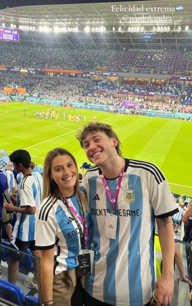 Mundial Qatar 2022: Paulo Londra celebró con los hijos de Messi el triunfo de Argentina