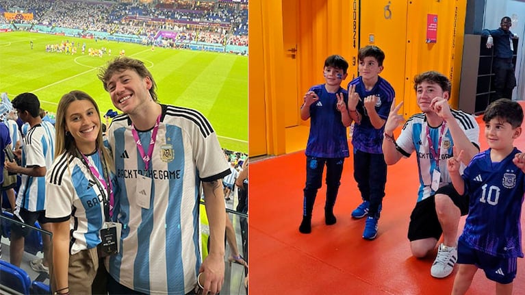 Mundial Qatar 2022: Paulo Londra celebró con los hijos de Messi el triunfo de Argentina