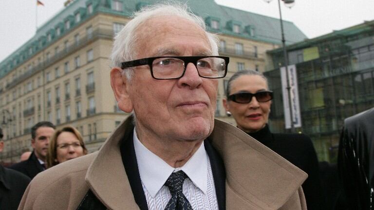Murió a los 98 años el diseñador de moda francés Pierre Cardin. Foto: DPA.