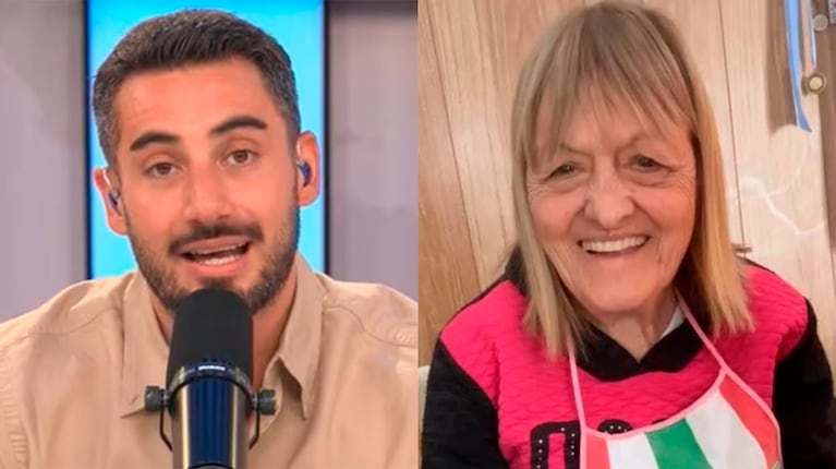 Murió Conce, la abuela de Nico Occhiato (captura de Instagram y Luzu TV)