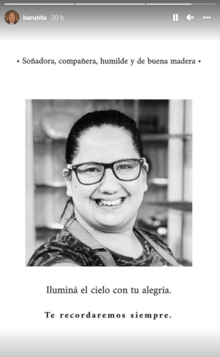 Murió Daniela "Chili" Fernández, la querida participante de El gran premio de la cocina