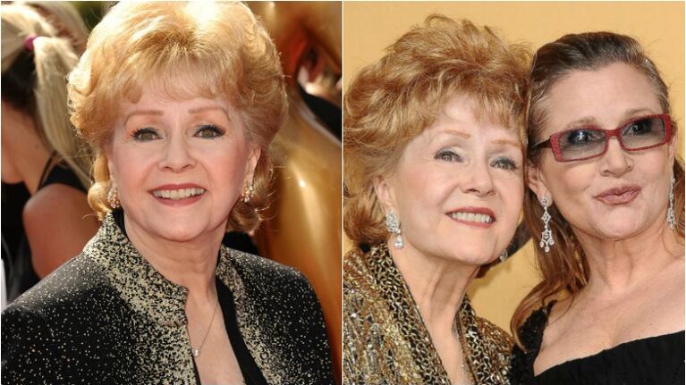 Murió Debbie Reynolds, un día después de la muerte de su hija Carrie Fisher. Foto: Web