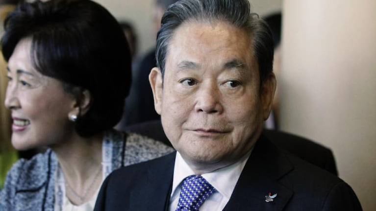 Murió el presidente de Samsung