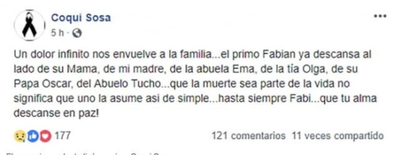 Murió Fabián Matus, el único hijo de Mercedes Sosa: tenía 60 años